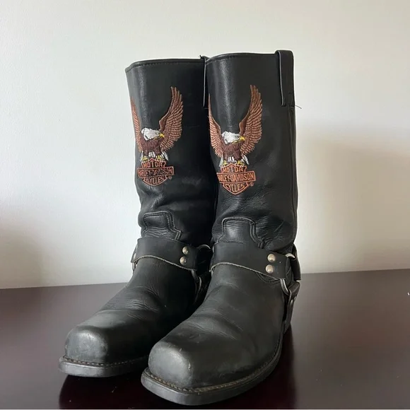 Harley-Davidson | Shoes | Vintage Harley Davidson Black  display picture 1